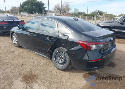 2025 Honda Civic Lx z USA, uszkodzony, nr VIN 2HGFE2F24SH525255